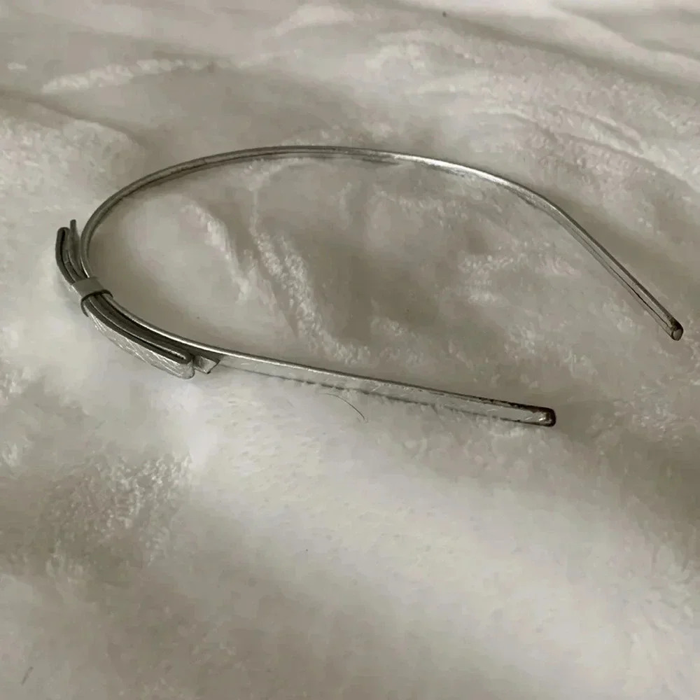 Silver Headband with Accent Bow J. Crew - Picture 5 of 5
